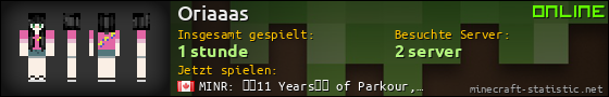 Benutzerleisten 560x90 für Oriaaas