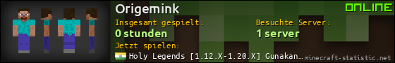 Benutzerleisten 560x90 für Origemink