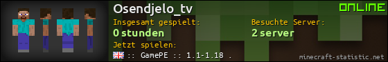 Benutzerleisten 560x90 für Osendjelo_tv