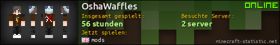 Benutzerleisten 560x90 für OshaWaffles