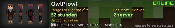 Benutzerleisten 560x90 für OwlProwl