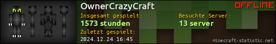 Benutzerleisten 560x90 für OwnerCrazyCraft