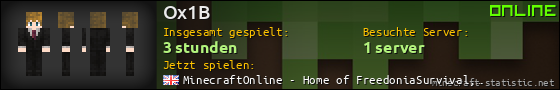 Benutzerleisten 560x90 für Ox1B