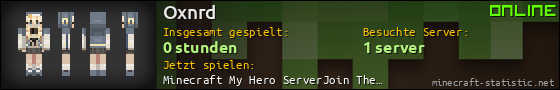 Benutzerleisten 560x90 für Oxnrd