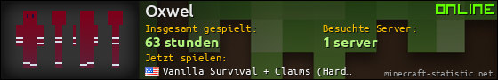 Benutzerleisten 560x90 für Oxwel