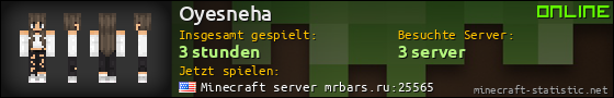 Benutzerleisten 560x90 für Oyesneha