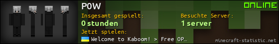 Benutzerleisten 560x90 für P0W