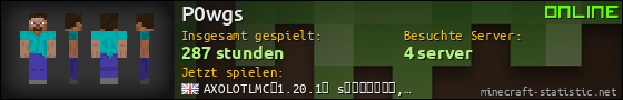 Benutzerleisten 560x90 für P0wgs