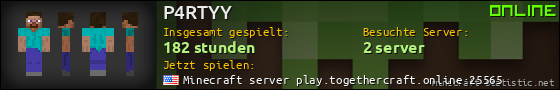 Benutzerleisten 560x90 für P4RTYY