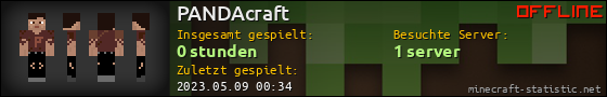 Benutzerleisten 560x90 für PANDAcraft