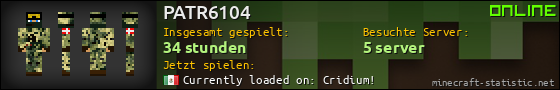 Benutzerleisten 560x90 für PATR6104