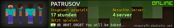 Benutzerleisten 560x90 für PATRUSOV