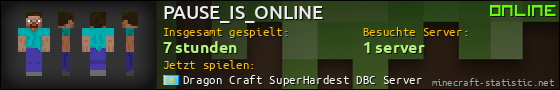 Benutzerleisten 560x90 für PAUSE_IS_ONLINE