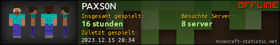 Benutzerleisten 560x90 für PAXS0N