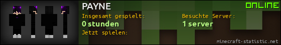 Benutzerleisten 560x90 für PAYNE
