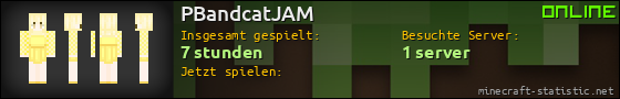 Benutzerleisten 560x90 für PBandcatJAM