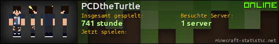 Benutzerleisten 560x90 für PCDtheTurtle