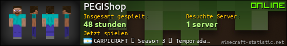 Benutzerleisten 560x90 für PEGIShop