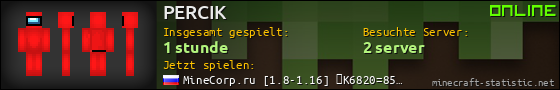 Benutzerleisten 560x90 für PERCIK