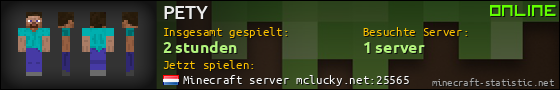 Benutzerleisten 560x90 für PETY