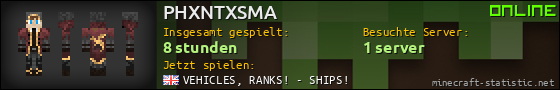 Benutzerleisten 560x90 für PHXNTXSMA