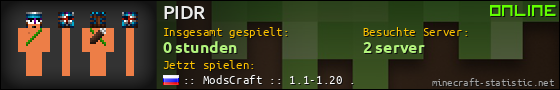 Benutzerleisten 560x90 für PIDR
