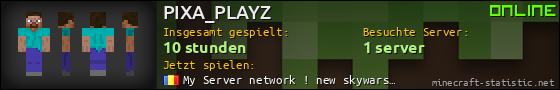 Benutzerleisten 560x90 für PIXA_PLAYZ