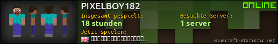 Benutzerleisten 560x90 für PIXELBOY182