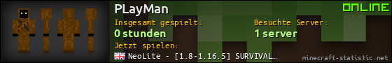 Benutzerleisten 560x90 für PLayMan