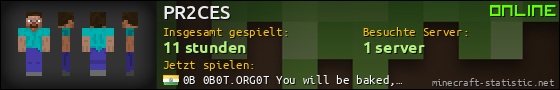 Benutzerleisten 560x90 für PR2CES