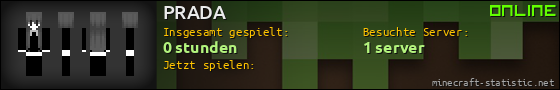 Benutzerleisten 560x90 für PRADA