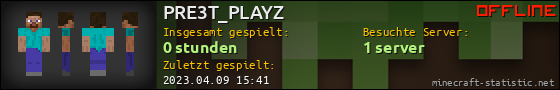 Benutzerleisten 560x90 für PRE3T_PLAYZ