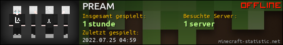 Benutzerleisten 560x90 für PREAM
