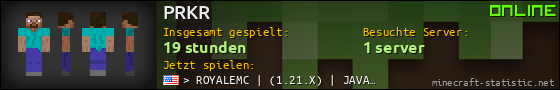 Benutzerleisten 560x90 für PRKR