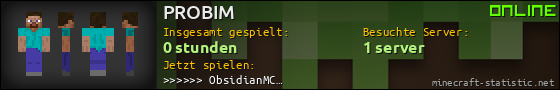 Benutzerleisten 560x90 für PROBIM