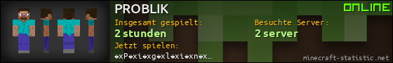 Benutzerleisten 560x90 für PROBLIK