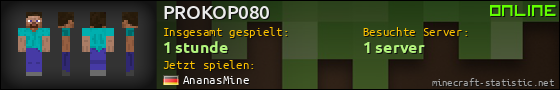 Benutzerleisten 560x90 für PROKOP080