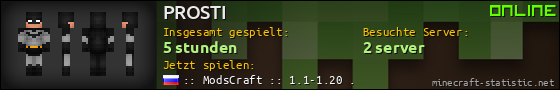 Benutzerleisten 560x90 für PROSTI