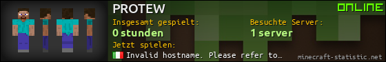 Benutzerleisten 560x90 für PROTEW