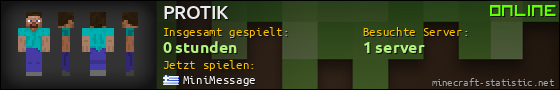 Benutzerleisten 560x90 für PROTIK