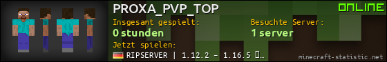 Benutzerleisten 560x90 für PROXA_PVP_TOP