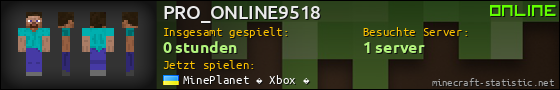 Benutzerleisten 560x90 für PRO_ONLINE9518