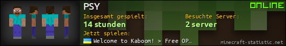 Benutzerleisten 560x90 für PSY