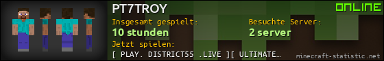 Benutzerleisten 560x90 für PT7TROY
