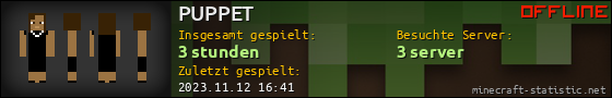 Benutzerleisten 560x90 für PUPPET