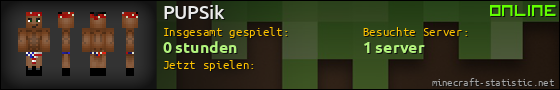 Benutzerleisten 560x90 für PUPSik