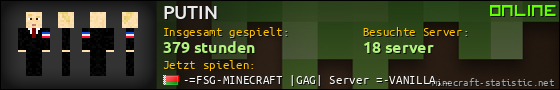 Benutzerleisten 560x90 für PUTIN