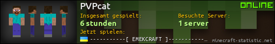 Benutzerleisten 560x90 für PVPcat