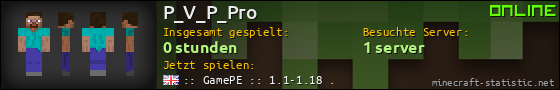 Benutzerleisten 560x90 für P_V_P_Pro