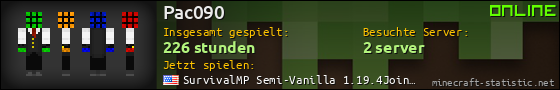 Benutzerleisten 560x90 für Pac090